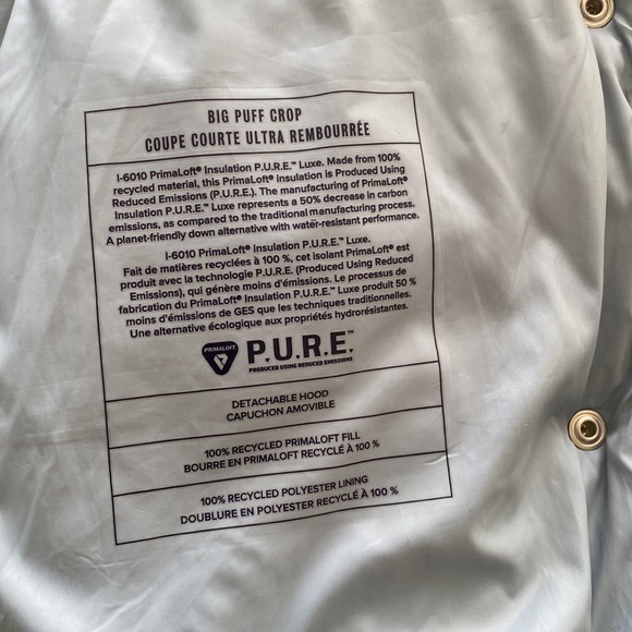 Women’s Gap shiny blue puffer - Picture 6 of 7